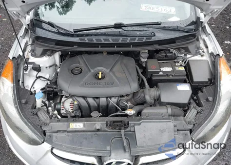 2013 Hyundai Elantra Limited from USA, damaged, VIN KMHDH4AEXDU988314